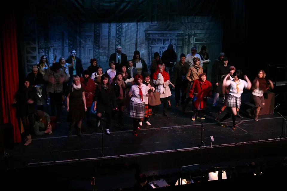 Willenhall Musical Theatre Company's 2008 production of Little Shop of Horrors. Photograph 142 of 171.