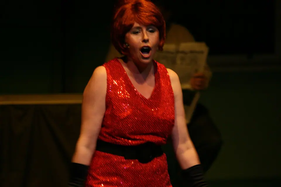 Willenhall Musical Theatre Company's 2008 production of Little Shop of Horrors. Photograph 146 of 171.