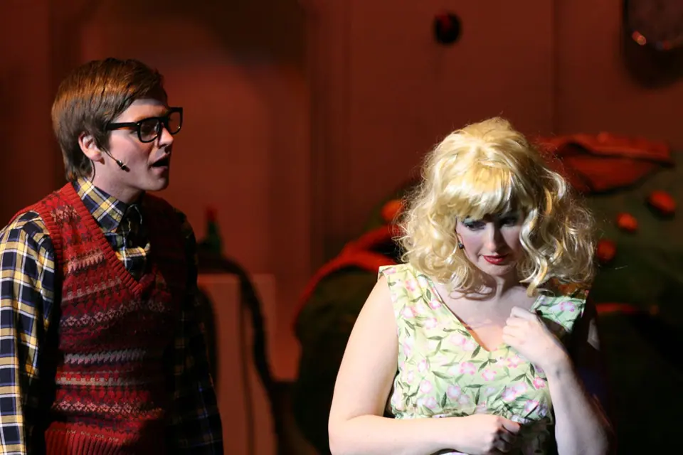 Willenhall Musical Theatre Company's 2008 production of Little Shop of Horrors. Photograph 16 of 30.