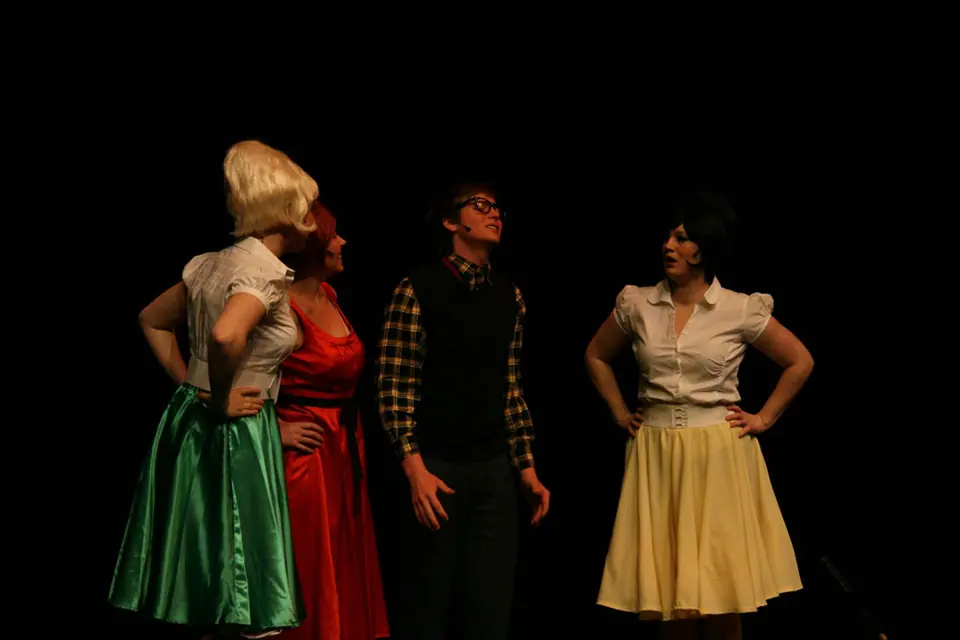 Willenhall Musical Theatre Company's 2008 production of Little Shop of Horrors. Photograph 149 of 171.