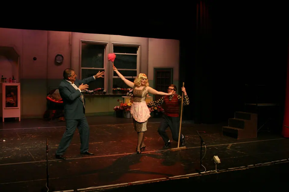Willenhall Musical Theatre Company's 2008 production of Little Shop of Horrors. Photograph 161 of 171.