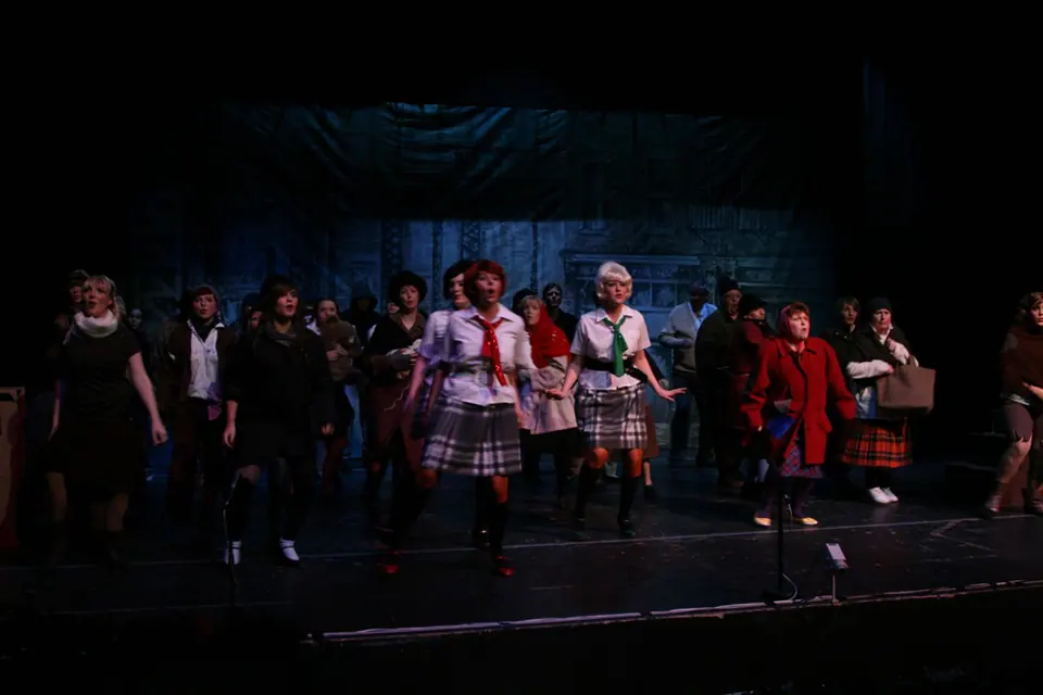 Willenhall Musical Theatre Company's 2008 production of Little Shop of Horrors. Photograph 168 of 171.