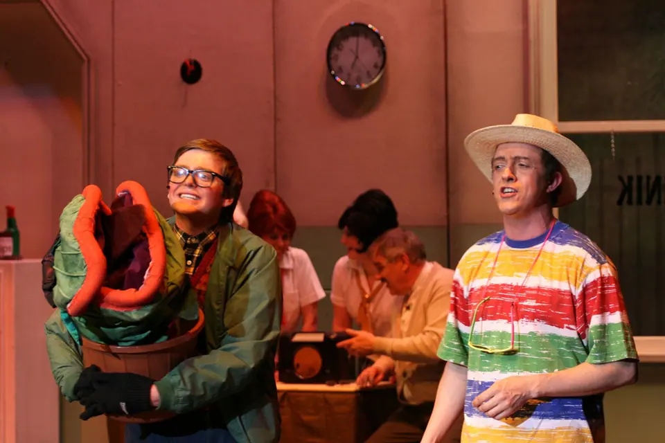 Willenhall Musical Theatre Company's 2008 production of Little Shop of Horrors. Photograph 22 of 30.