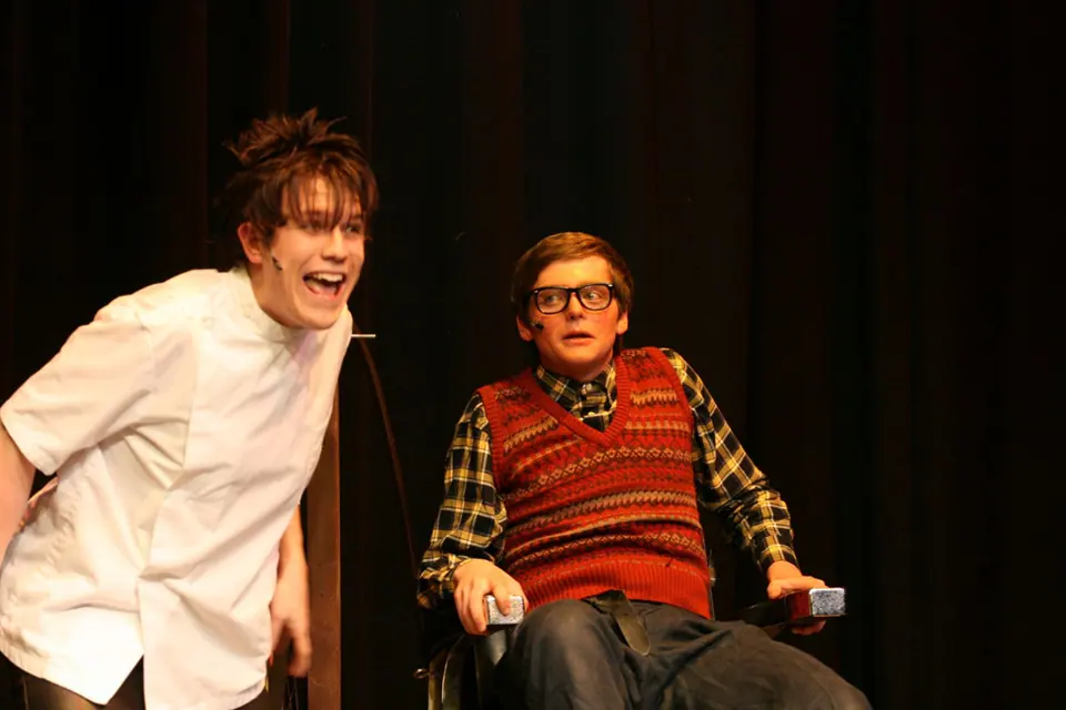 Willenhall Musical Theatre Company's 2008 production of Little Shop of Horrors. Photograph 23 of 30.