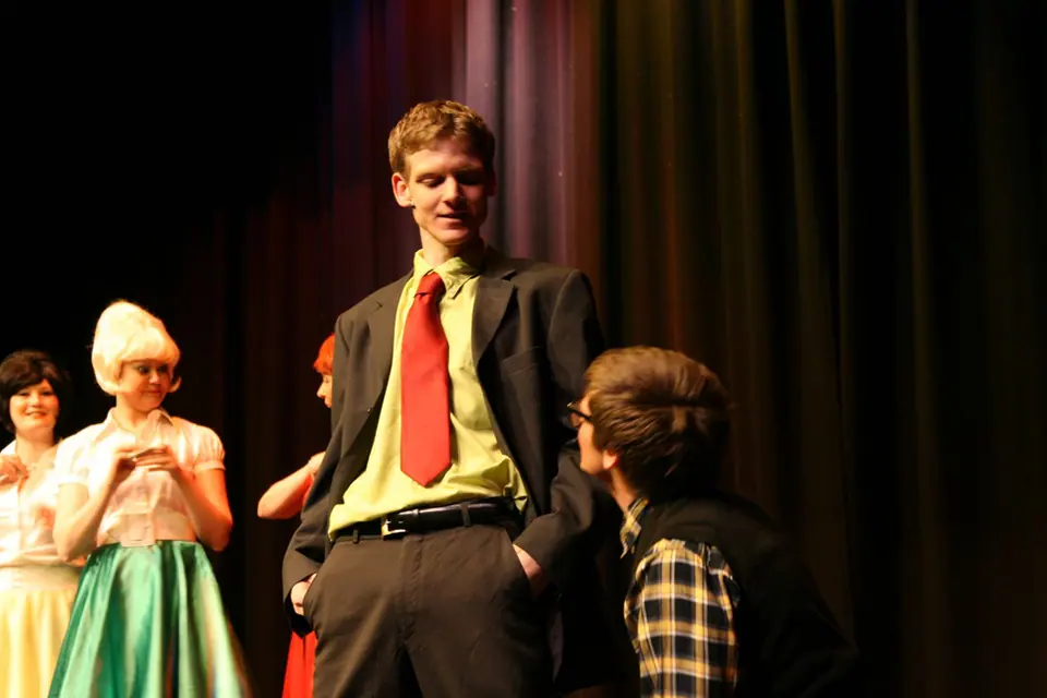 Willenhall Musical Theatre Company's 2008 production of Little Shop of Horrors. Photograph 24 of 30.