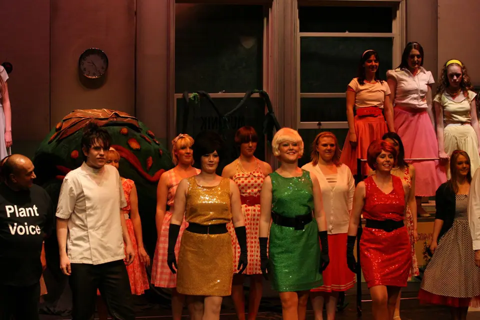 Willenhall Musical Theatre Company's 2008 production of Little Shop of Horrors. Photograph 27 of 30.
