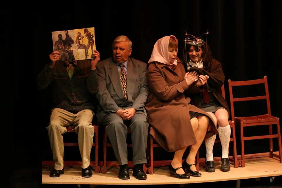 Willenhall Musical Theatre Company's 2008 production of Little Shop of Horrors. Photograph 22 of 171.