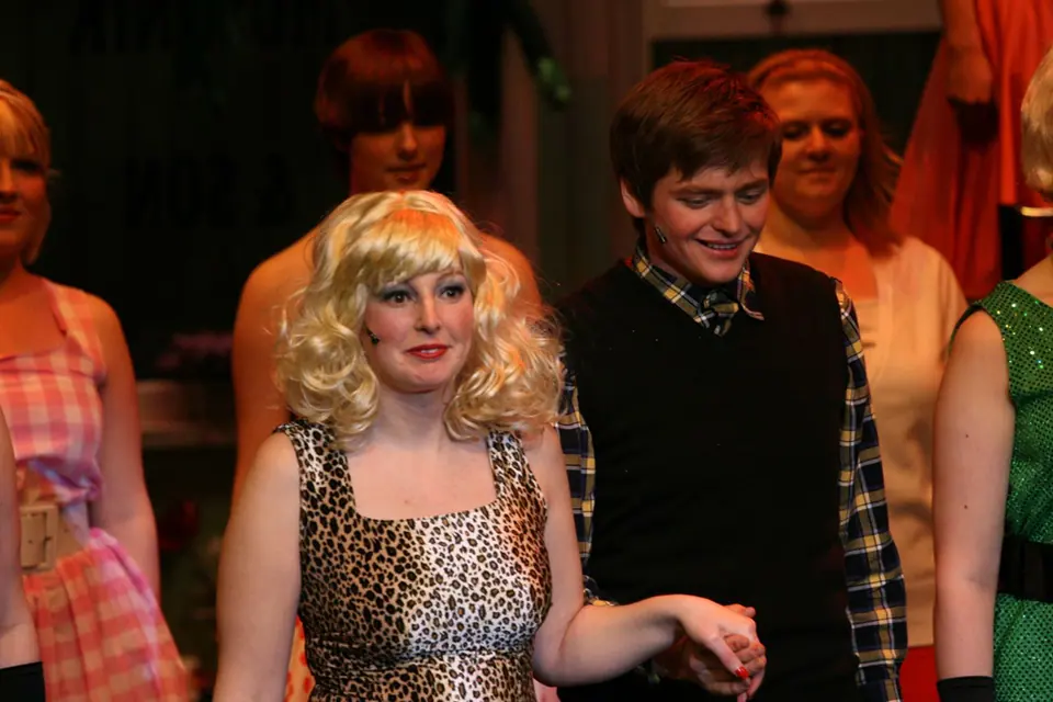 Willenhall Musical Theatre Company's 2008 production of Little Shop of Horrors. Photograph 26 of 171.