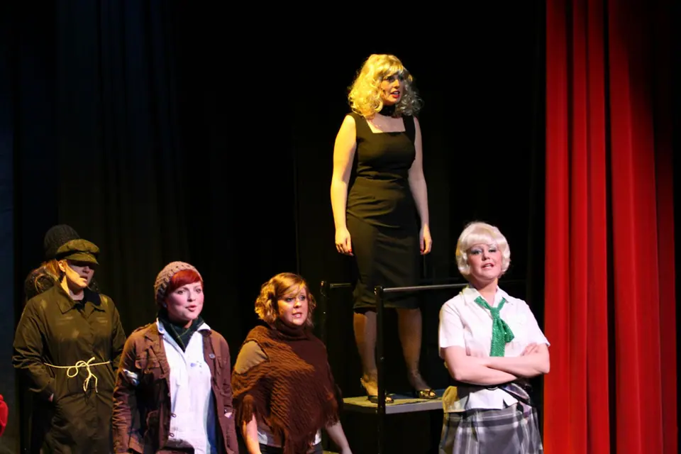 Willenhall Musical Theatre Company's 2008 production of Little Shop of Horrors. Photograph 29 of 171.