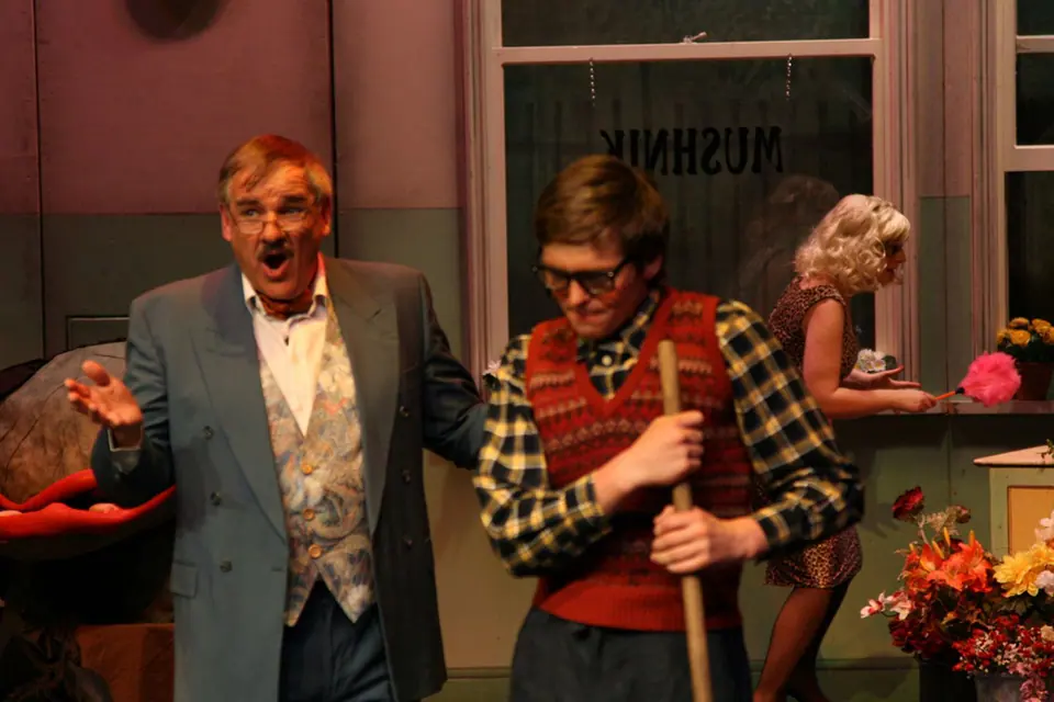 Willenhall Musical Theatre Company's 2008 production of Little Shop of Horrors. Photograph 33 of 171.