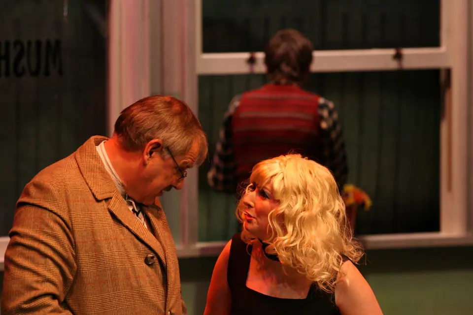 Willenhall Musical Theatre Company's 2008 production of Little Shop of Horrors. Photograph 37 of 171.