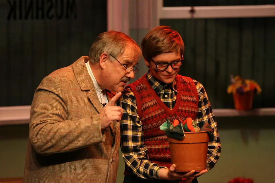 Willenhall Musical Theatre Company's 2008 production of Little Shop of Horrors. Photograph 44 of 171.