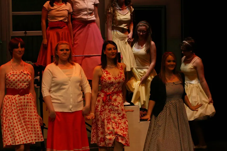 Willenhall Musical Theatre Company's 2008 production of Little Shop of Horrors. Photograph 45 of 171.