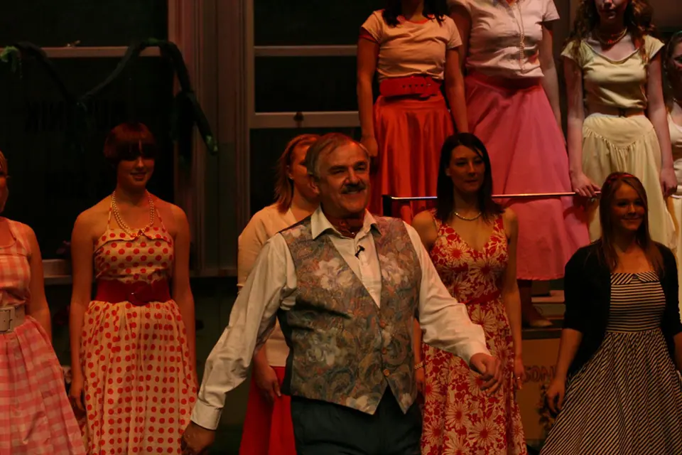 Willenhall Musical Theatre Company's 2008 production of Little Shop of Horrors. Photograph 49 of 171.