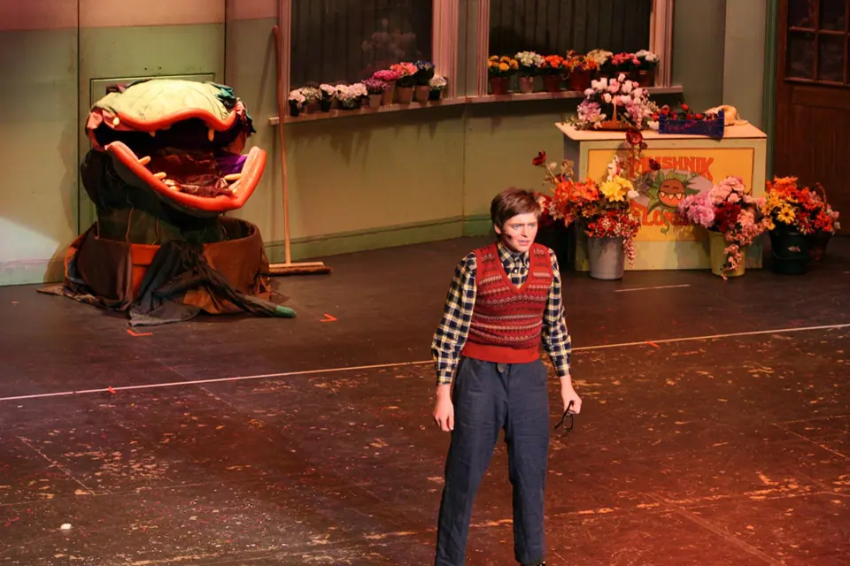 Willenhall Musical Theatre Company's 2008 production of Little Shop of Horrors. Photograph 51 of 171.