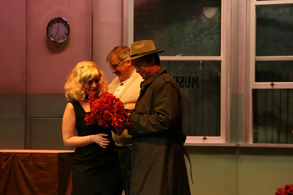 Willenhall Musical Theatre Company's 2008 production of Little Shop of Horrors. Photograph 54 of 171.