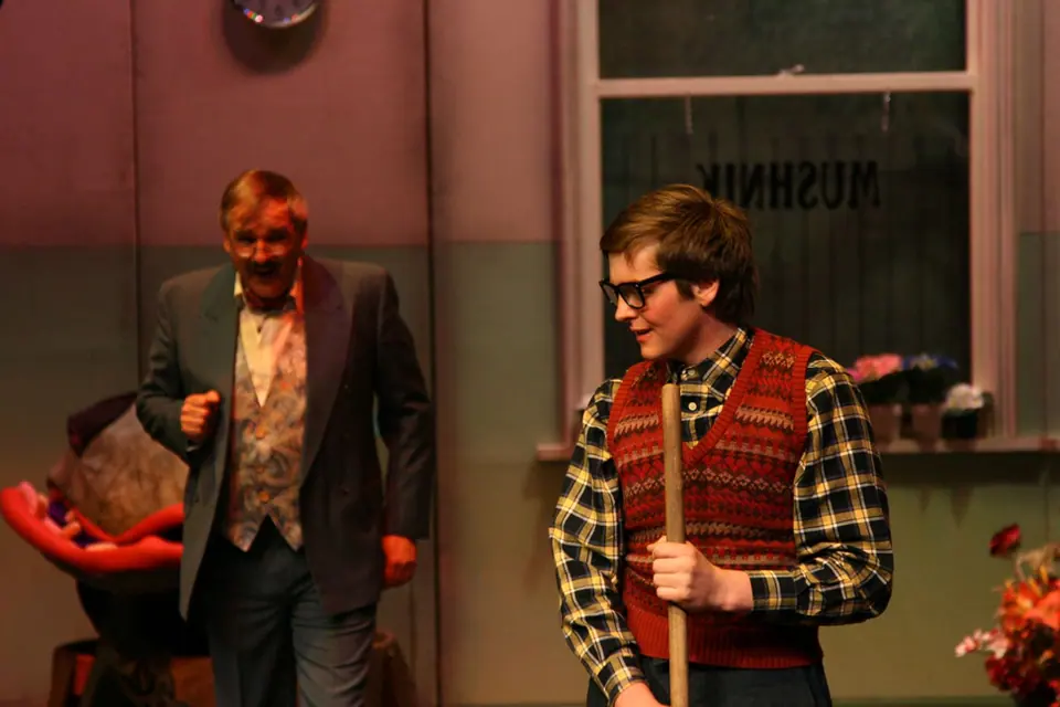 Willenhall Musical Theatre Company's 2008 production of Little Shop of Horrors. Photograph 59 of 171.