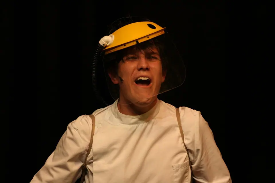 Willenhall Musical Theatre Company's 2008 production of Little Shop of Horrors. Photograph 60 of 171.