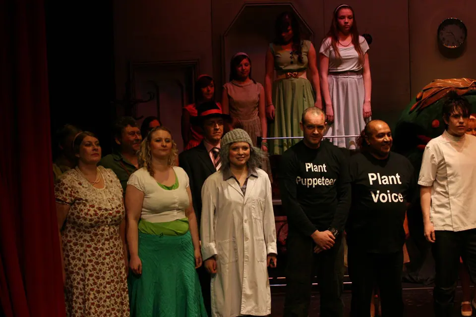 Willenhall Musical Theatre Company's 2008 production of Little Shop of Horrors. Photograph 65 of 171.