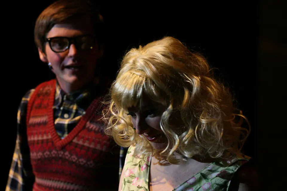 Willenhall Musical Theatre Company's 2008 production of Little Shop of Horrors. Photograph 66 of 171.