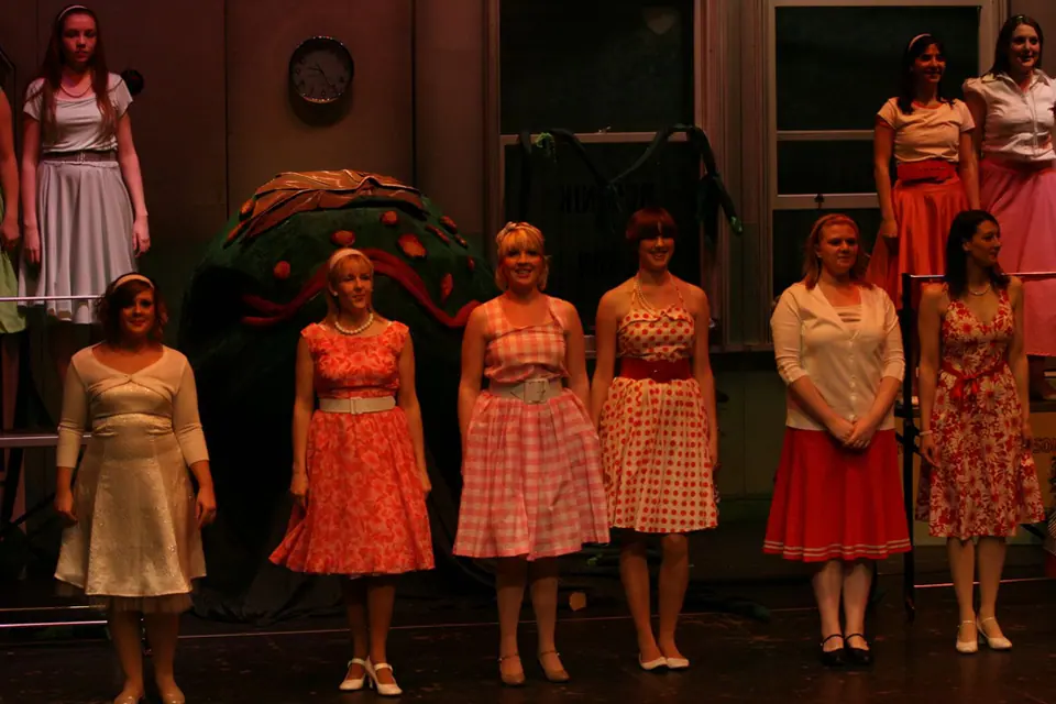 Willenhall Musical Theatre Company's 2008 production of Little Shop of Horrors. Photograph 69 of 171.