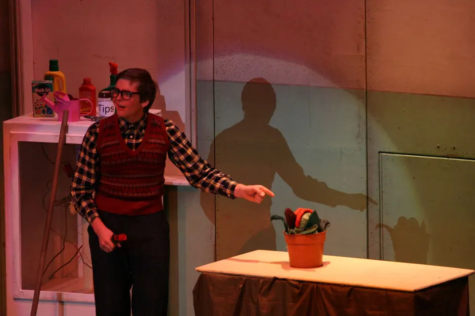 Willenhall Musical Theatre Company's 2008 production of Little Shop of Horrors. Photograph 74 of 171.
