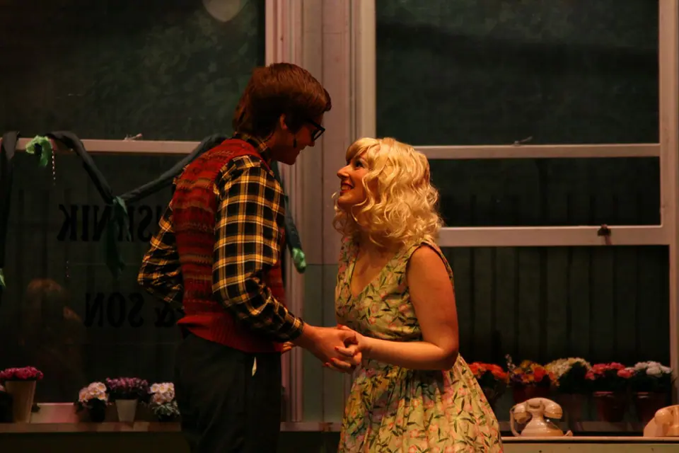 Willenhall Musical Theatre Company's 2008 production of Little Shop of Horrors. Photograph 75 of 171.