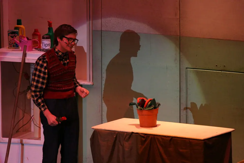 Willenhall Musical Theatre Company's 2008 production of Little Shop of Horrors. Photograph 77 of 171.