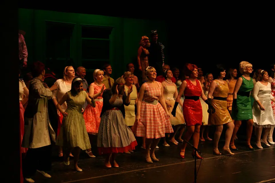 Willenhall Musical Theatre Company's 2008 production of Little Shop of Horrors. Photograph 78 of 171.