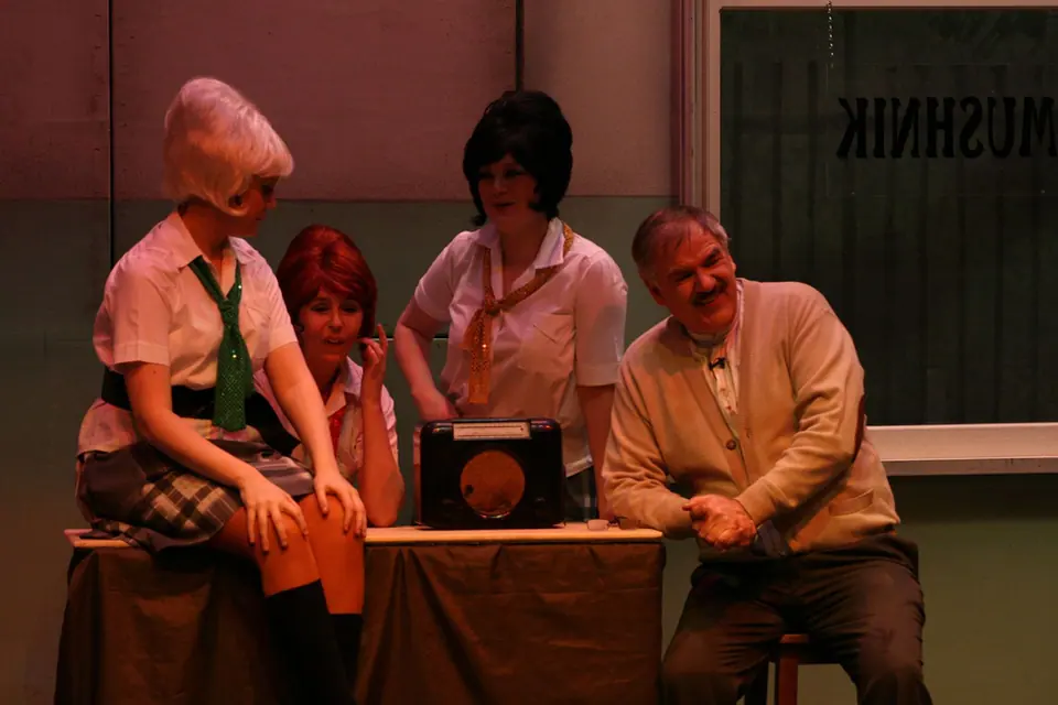 Willenhall Musical Theatre Company's 2008 production of Little Shop of Horrors. Photograph 79 of 171.