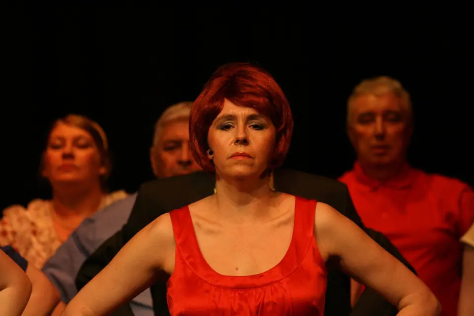 Willenhall Musical Theatre Company's 2008 production of Little Shop of Horrors. Photograph 85 of 171.