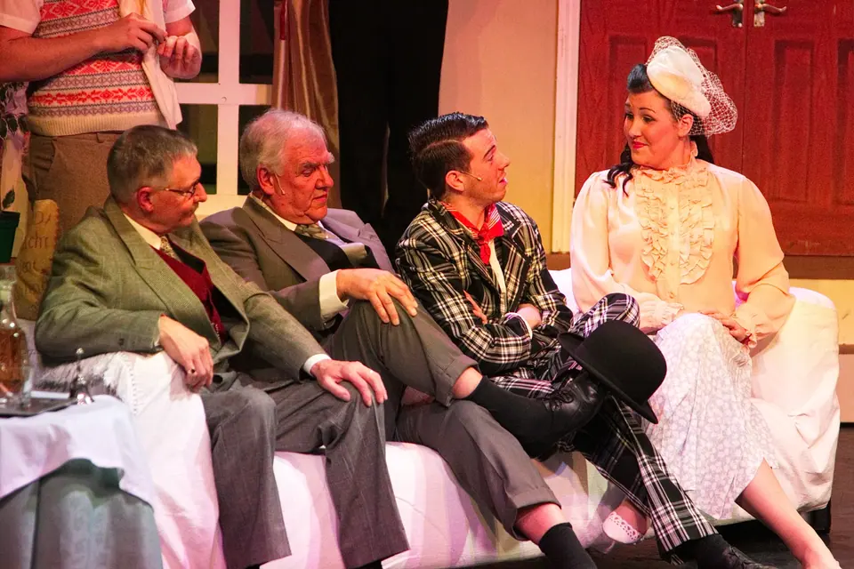 Willenhall Musical Theatre Company's 2016 production of Me and My Girl at Dormston Mill Theatre, Sedgley. Photograph 5 of 30.
