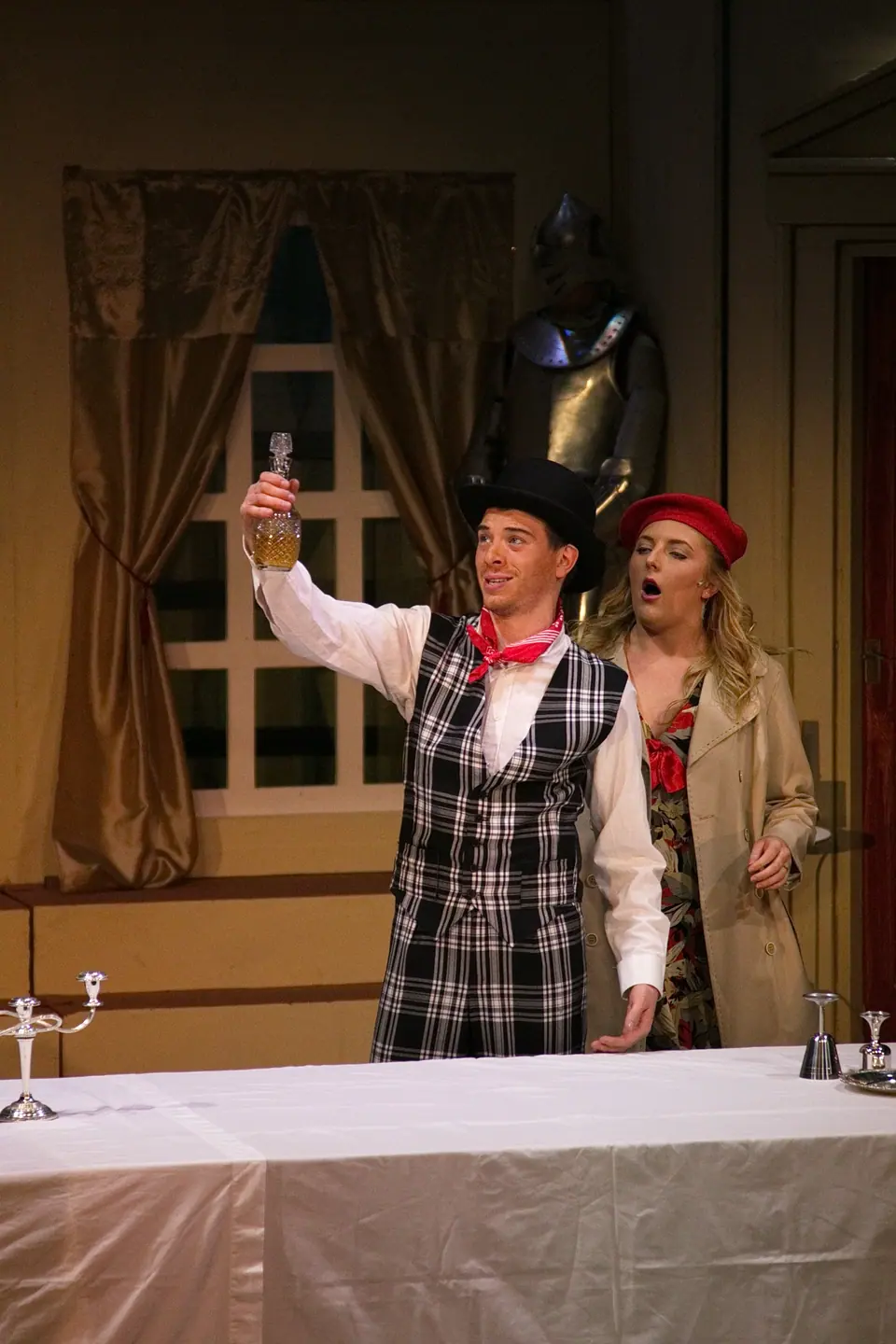 Willenhall Musical Theatre Company's 2016 production of Me and My Girl at Dormston Mill Theatre, Sedgley. Photograph 103 of 308.