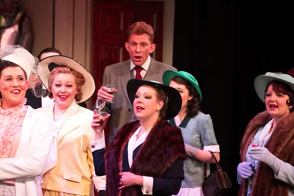 Willenhall Musical Theatre Company's 2016 production of Me and My Girl at Dormston Mill Theatre, Sedgley. Photograph 11 of 30.