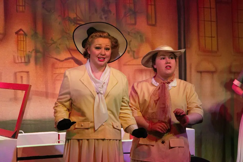 Willenhall Musical Theatre Company's 2016 production of Me and My Girl at Dormston Mill Theatre, Sedgley. Photograph 116 of 308.