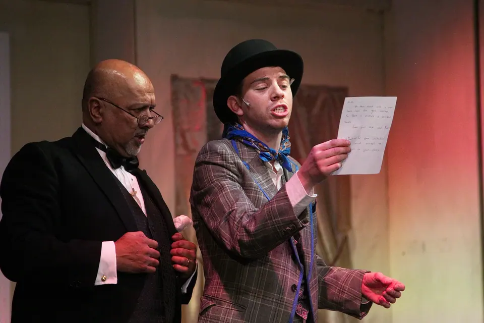 Willenhall Musical Theatre Company's 2016 production of Me and My Girl at Dormston Mill Theatre, Sedgley. Photograph 138 of 308.
