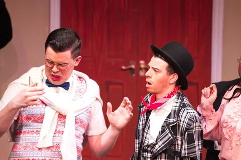 Willenhall Musical Theatre Company's 2016 production of Me and My Girl at Dormston Mill Theatre, Sedgley. Photograph 17 of 30.