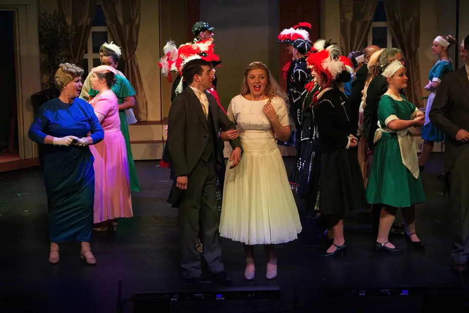 Willenhall Musical Theatre Company's 2016 production of Me and My Girl at Dormston Mill Theatre, Sedgley. Photograph 171 of 308.
