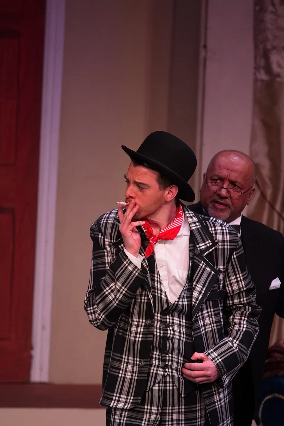 Willenhall Musical Theatre Company's 2016 production of Me and My Girl at Dormston Mill Theatre, Sedgley. Photograph 179 of 308.