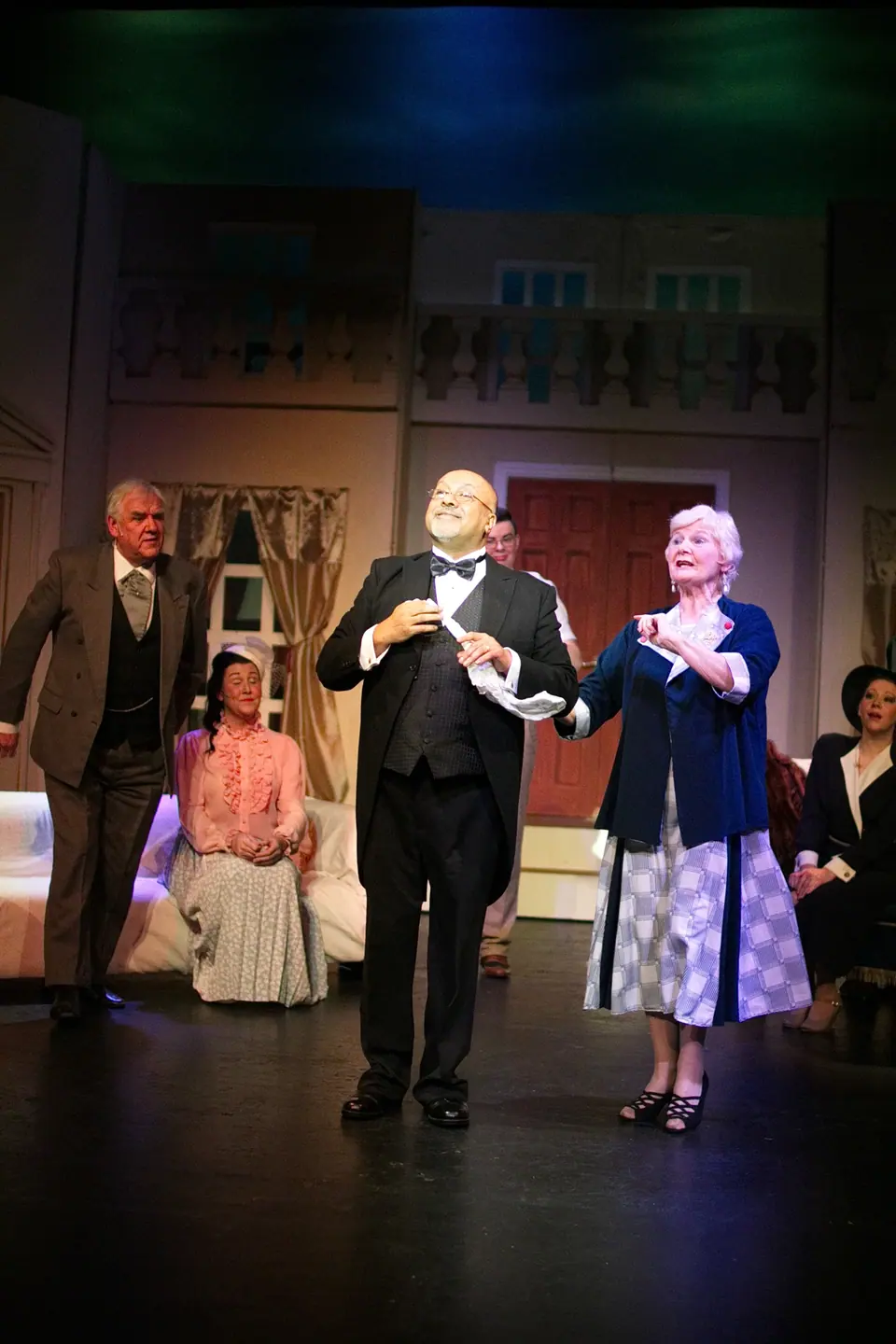 Willenhall Musical Theatre Company's 2016 production of Me and My Girl at Dormston Mill Theatre, Sedgley. Photograph 180 of 308.