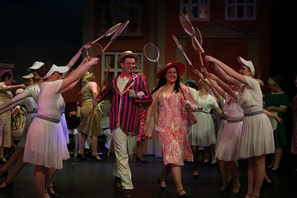 Willenhall Musical Theatre Company's 2016 production of Me and My Girl at Dormston Mill Theatre, Sedgley. Photograph 182 of 308.