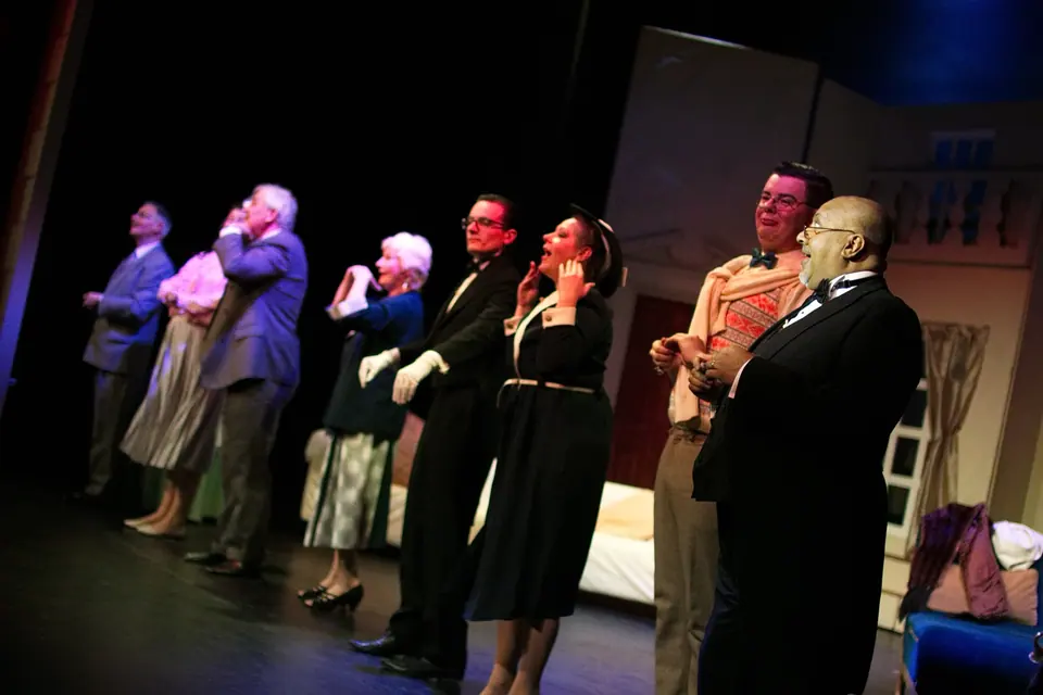 Willenhall Musical Theatre Company's 2016 production of Me and My Girl at Dormston Mill Theatre, Sedgley. Photograph 185 of 308.