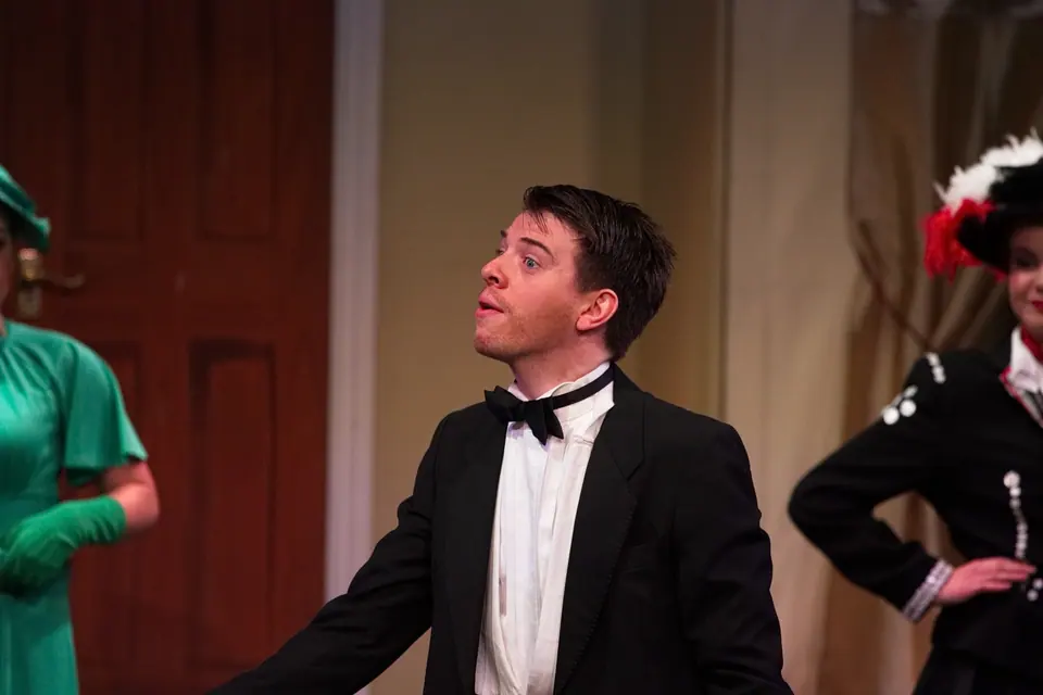 Willenhall Musical Theatre Company's 2016 production of Me and My Girl at Dormston Mill Theatre, Sedgley. Photograph 206 of 308.