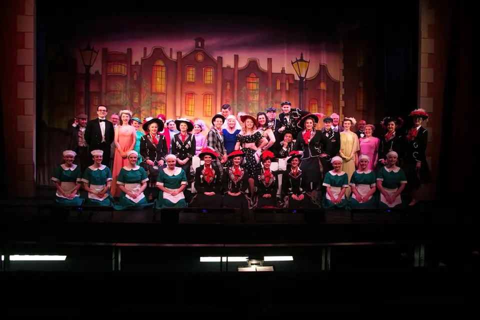 Willenhall Musical Theatre Company's 2016 production of Me and My Girl at Dormston Mill Theatre, Sedgley. Photograph 215 of 308.