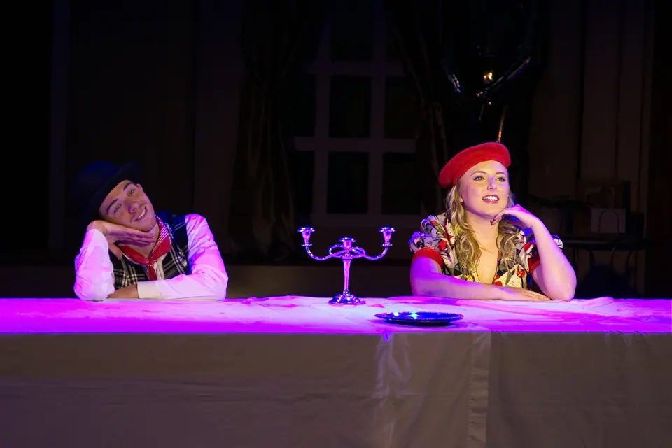 Willenhall Musical Theatre Company's 2016 production of Me and My Girl at Dormston Mill Theatre, Sedgley. Photograph 233 of 308.