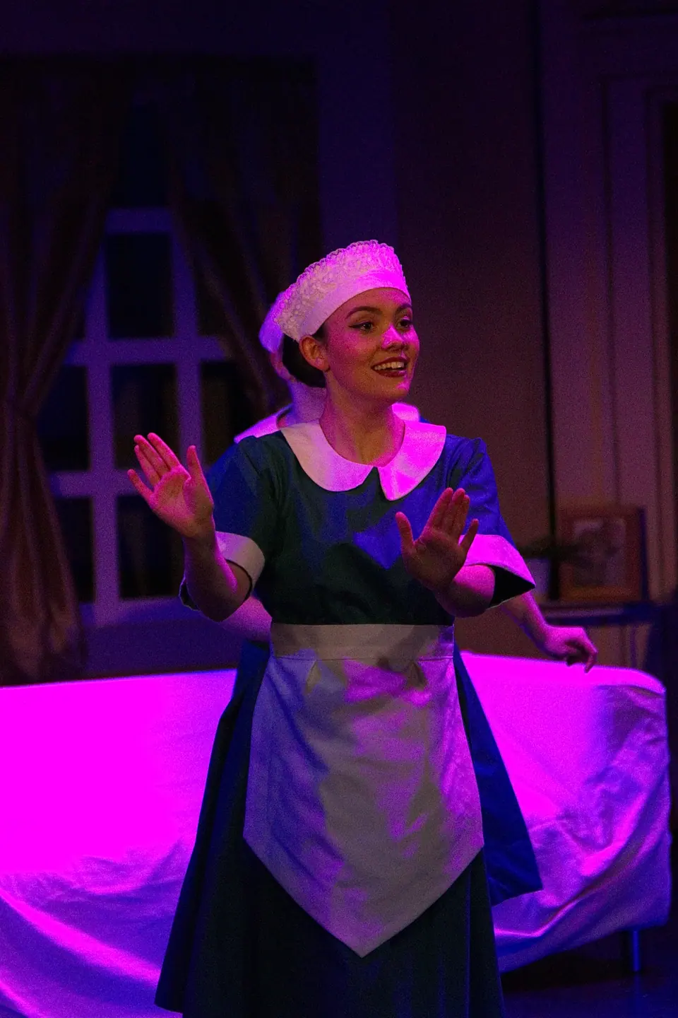 Willenhall Musical Theatre Company's 2016 production of Me and My Girl at Dormston Mill Theatre, Sedgley. Photograph 251 of 308.