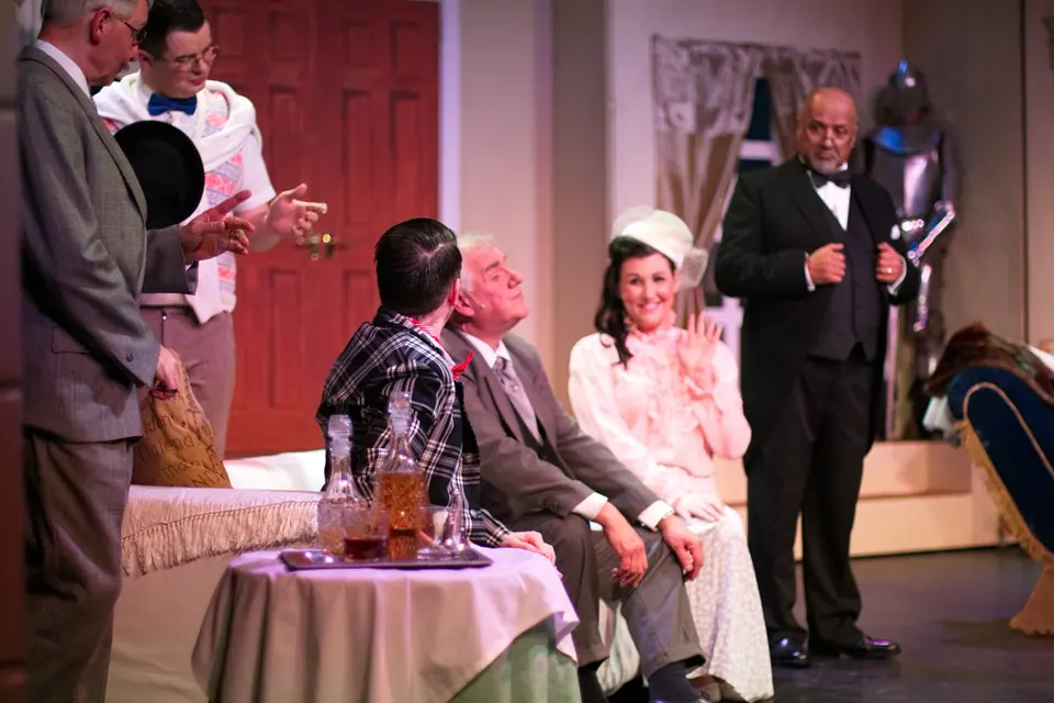 Willenhall Musical Theatre Company's 2016 production of Me and My Girl at Dormston Mill Theatre, Sedgley. Photograph 26 of 30.