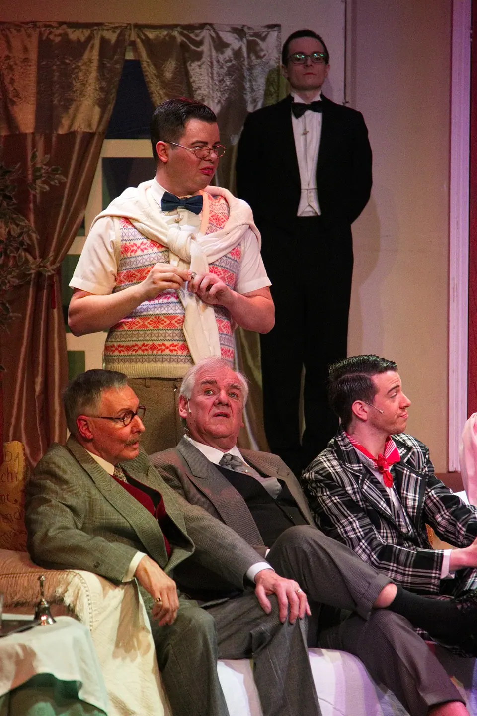 Willenhall Musical Theatre Company's 2016 production of Me and My Girl at Dormston Mill Theatre, Sedgley. Photograph 40 of 308.
