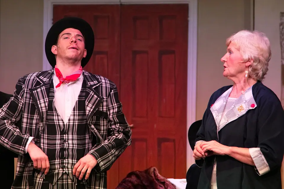 Willenhall Musical Theatre Company's 2016 production of Me and My Girl at Dormston Mill Theatre, Sedgley. Photograph 64 of 308.