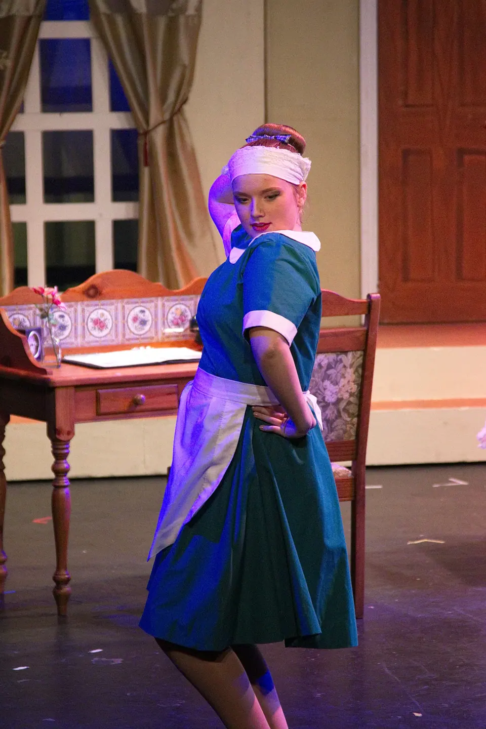 Willenhall Musical Theatre Company's 2016 production of Me and My Girl at Dormston Mill Theatre, Sedgley. Photograph 76 of 308.